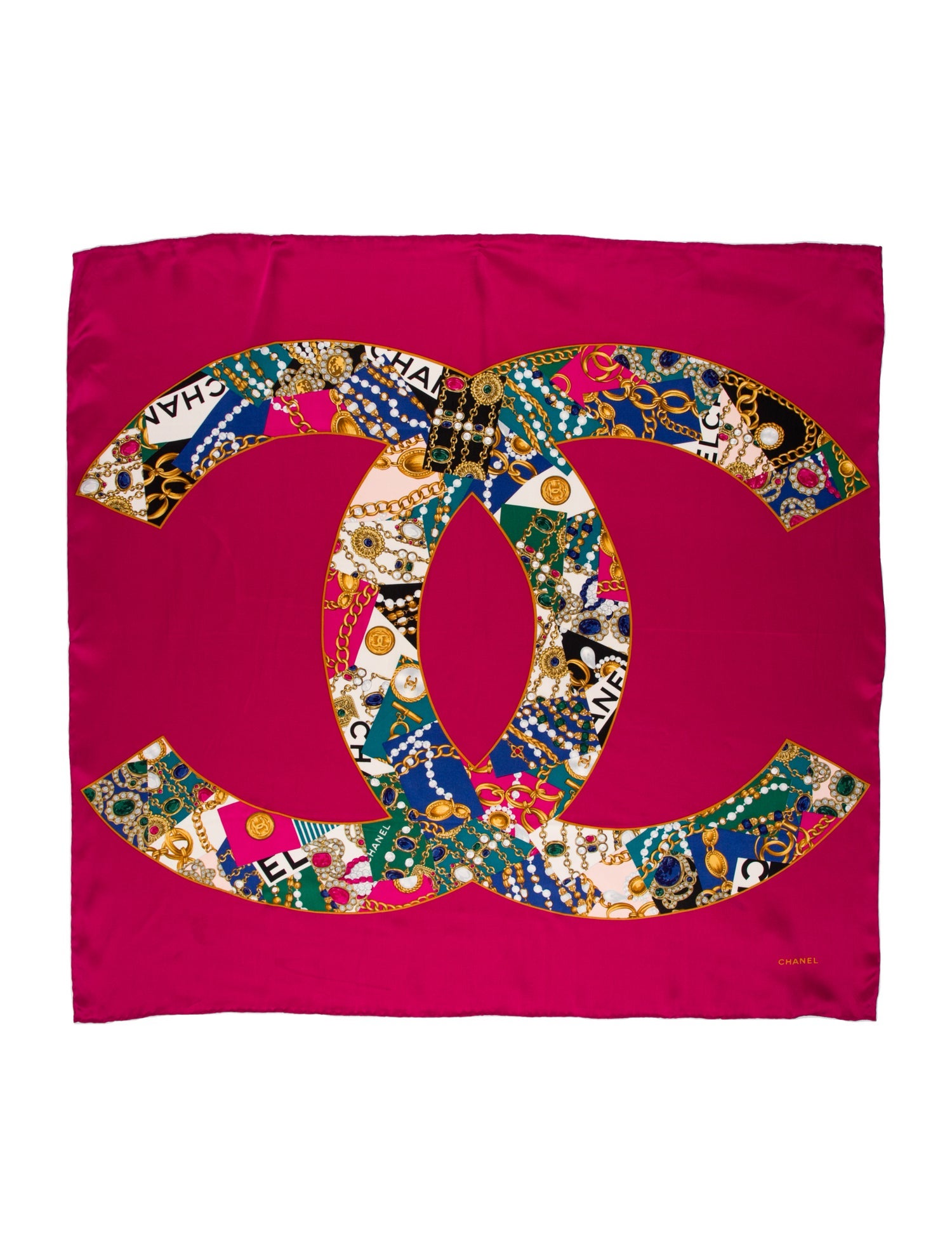 Chanel Silk Vintage Scarf