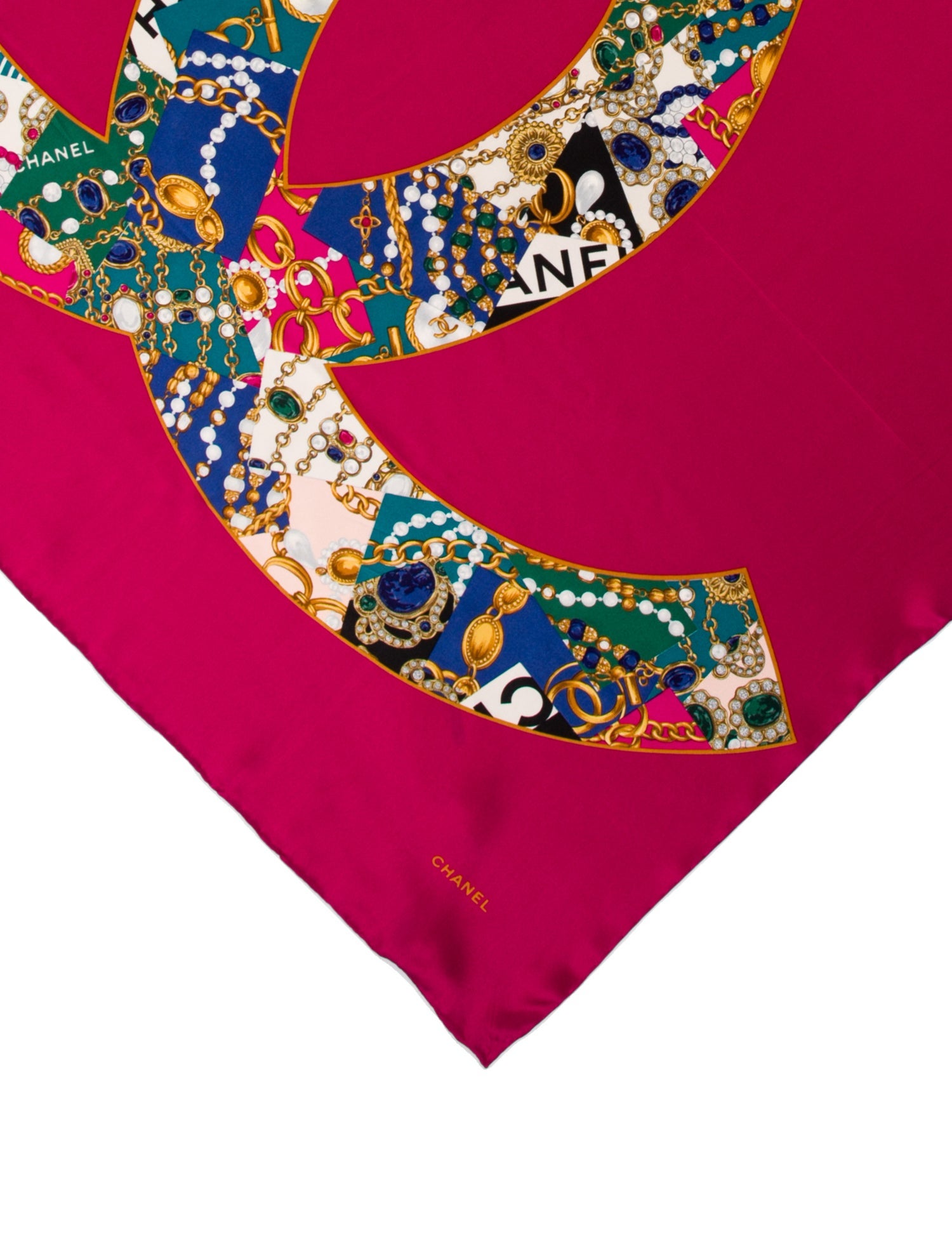 Chanel Silk Vintage Scarf