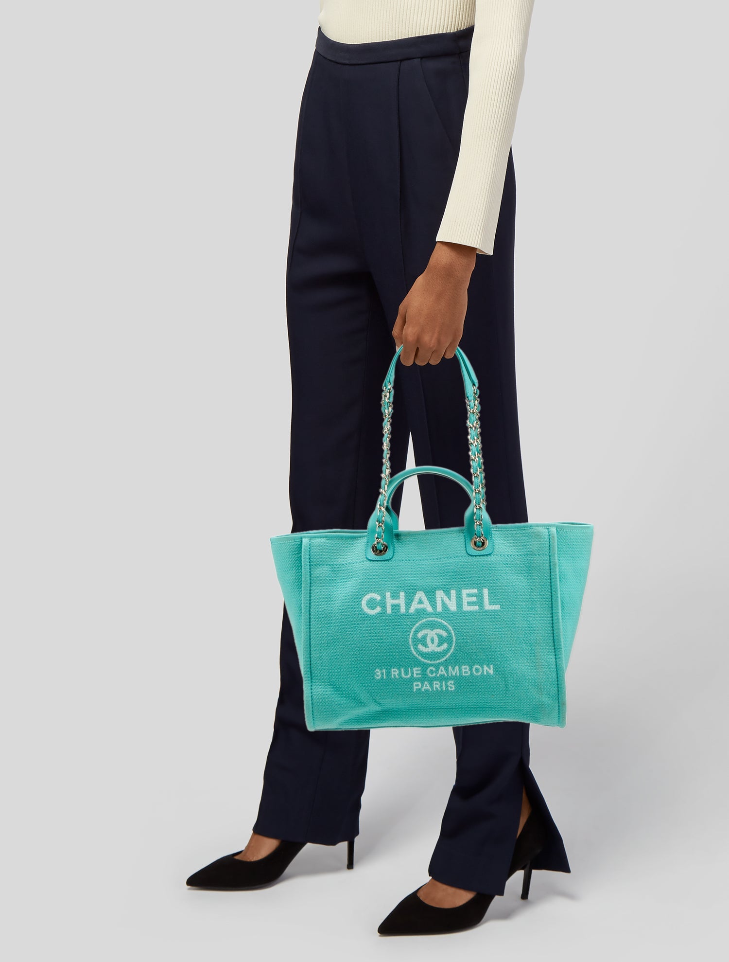 Chanel Medium Deauville Shopping Bag