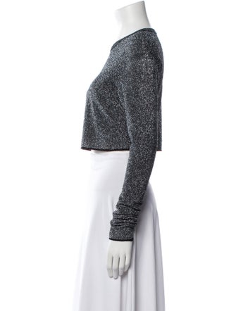 Chanel 2014 Crew Neck Crop Top