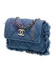 Chanel Denim Mood Clutch w/ Chain