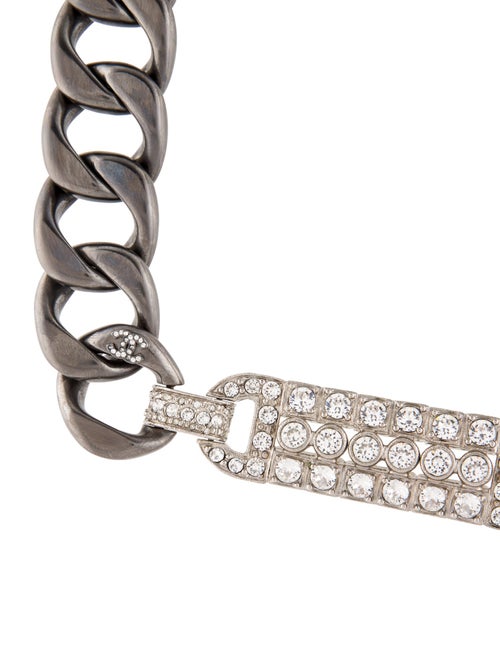 Chanel Strass CC Curb Link Choker