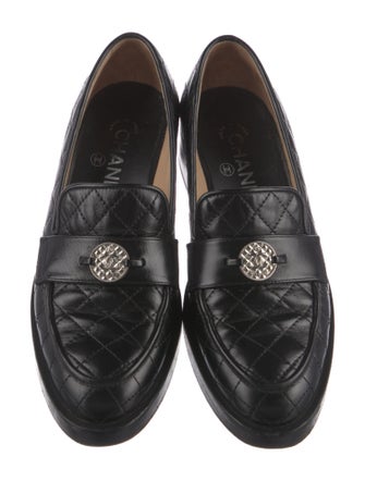 Chanel 2021 Interlocking CC Logo Loafers