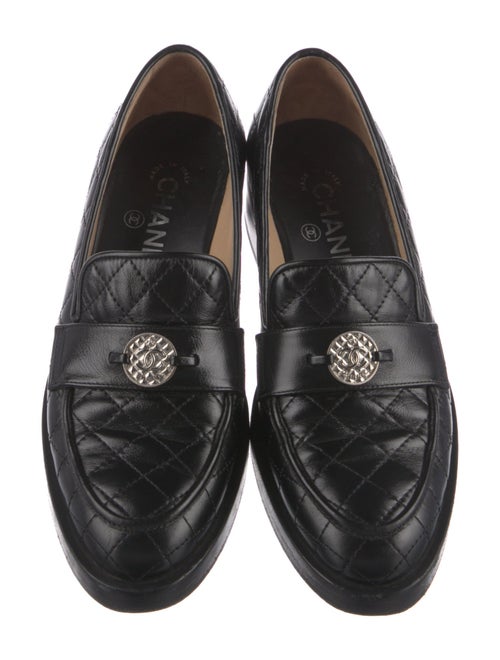 Chanel 2021 Interlocking CC Logo Loafers