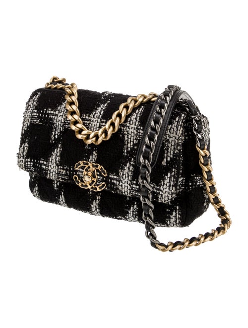 Chanel Tweed Medium 19 Flap Bag