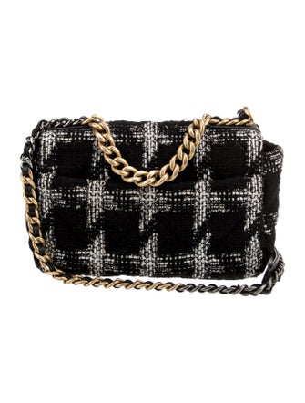 Chanel Tweed Medium 19 Flap Bag