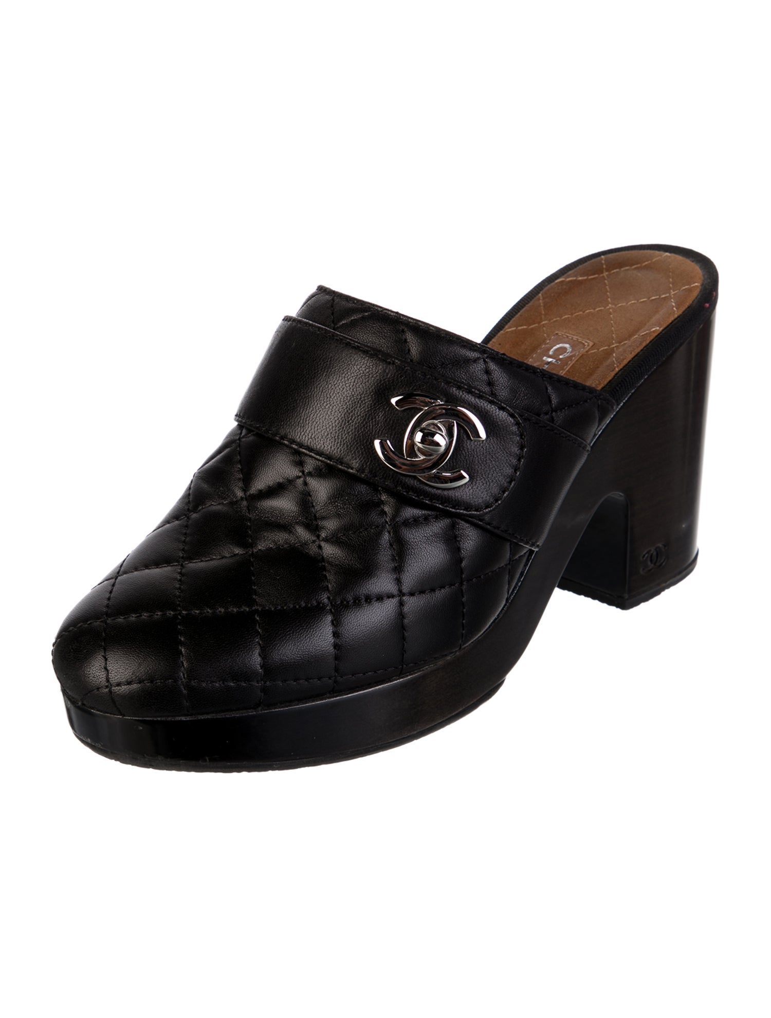 Chanel 2011 Interlocking CC Logo Mules