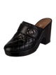 Chanel 2011 Interlocking CC Logo Mules