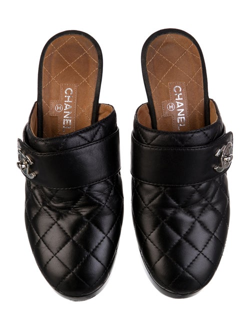 Chanel 2011 Interlocking CC Logo Mules