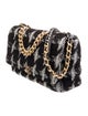 Chanel Houndstooth Tweed Maxi 19 Flap Bag