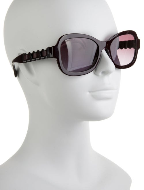 Chanel Interlocking CC Logo Square Sunglasses