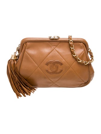 Chanel Tassel Quilted CC Crossbody Bag