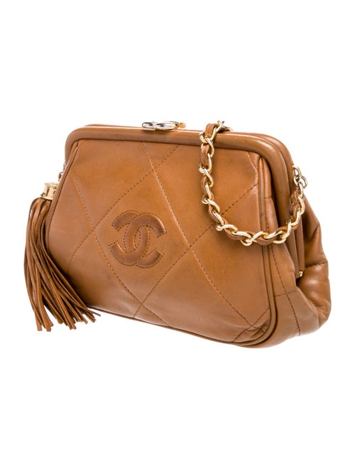 Chanel Tassel Quilted CC Crossbody Bag