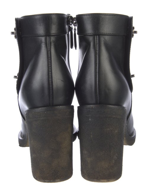 Chanel Interlocking CC Logo Leather Boots