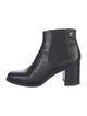 Chanel Interlocking CC Logo Leather Chelsea Boots