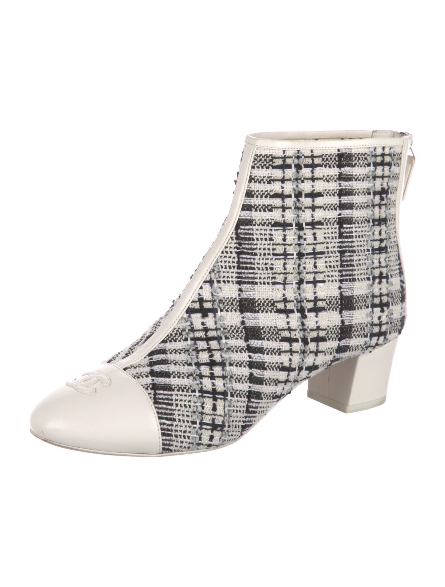 Chanel 2020 Interlocking CC Logo Boots