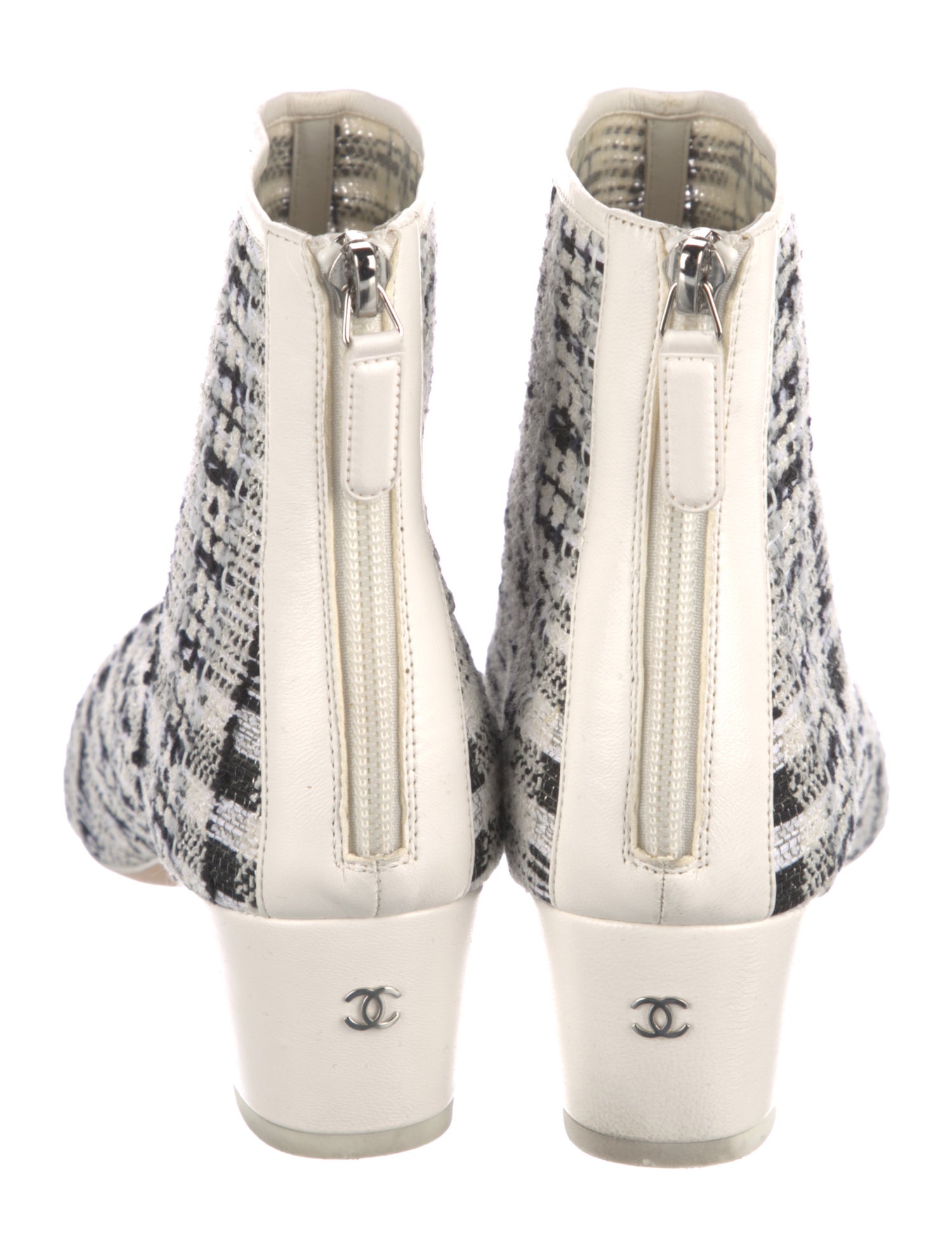 Chanel 2020 Interlocking CC Logo Boots