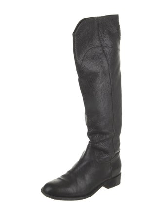 Chanel 2012 Interlocking CC Logo Riding Boots