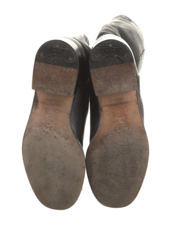 Chanel 2012 Interlocking CC Logo Riding Boots