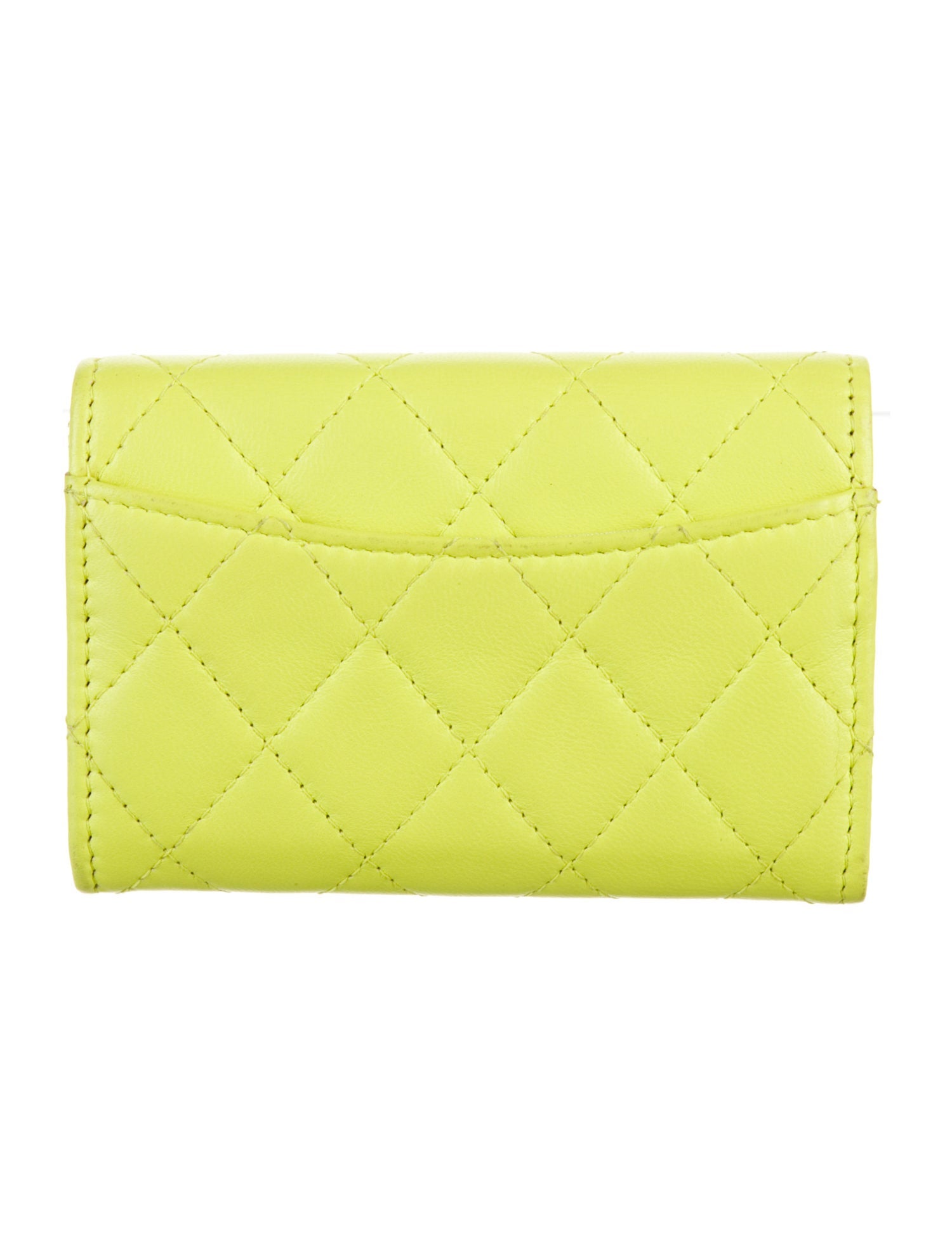 Chanel 2021 Interlocking CC Logo Compact Wallet