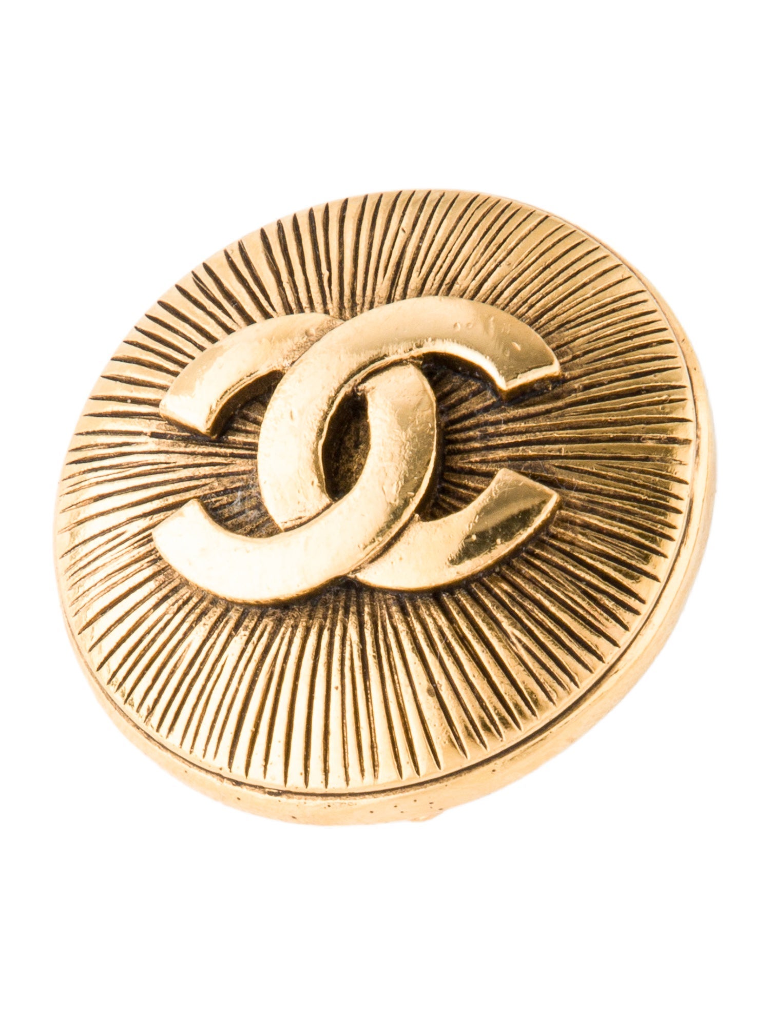 Chanel Vintage CC Logo Brooch