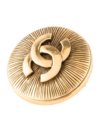 Chanel Vintage CC Logo Brooch