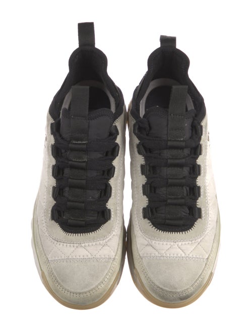 Chanel Interlocking CC Logo Suede Sneakers