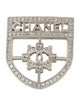 Chanel Strass CC Shield Brooch