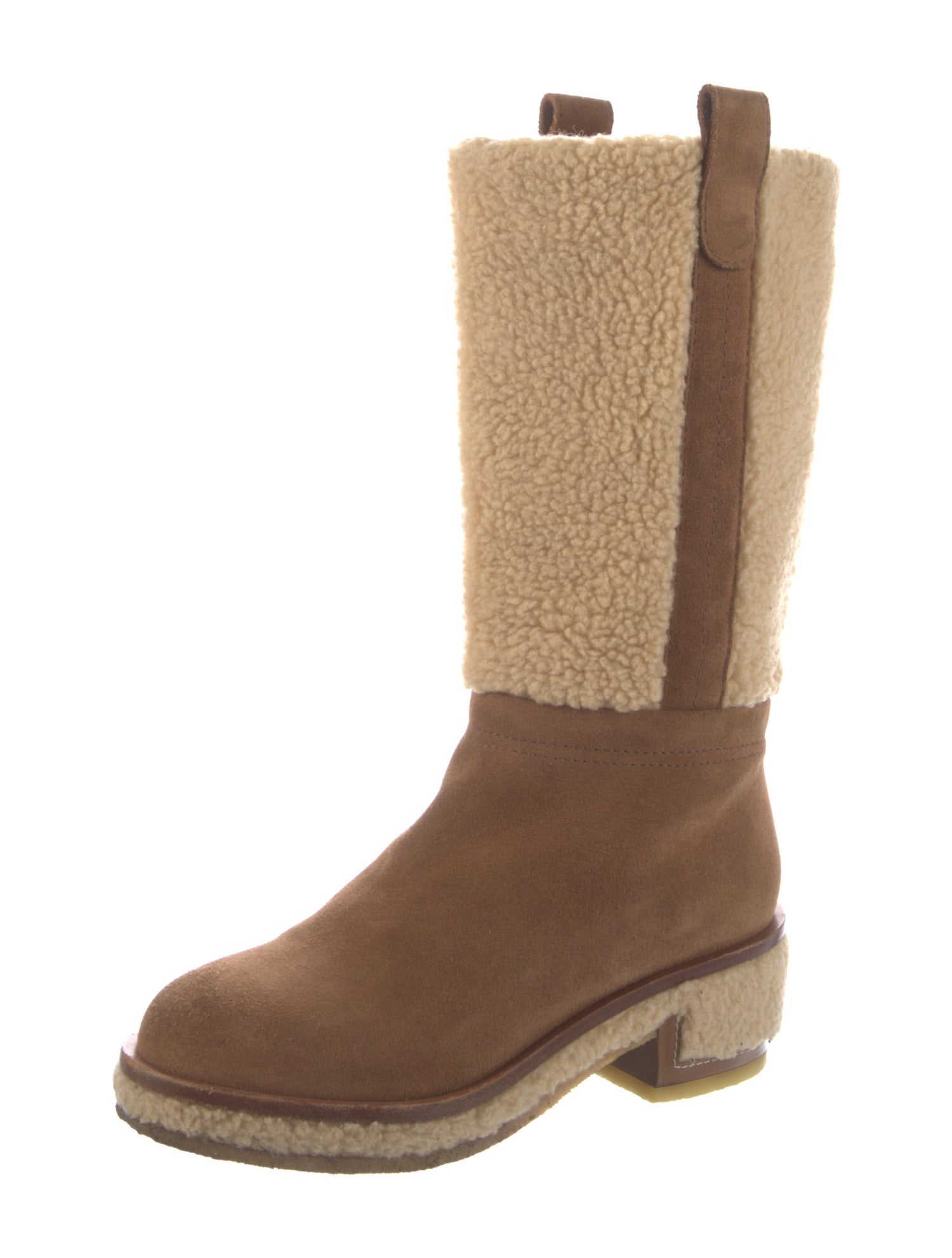 Chanel 2015 Interlocking CC Logo Riding Boots