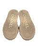 Chanel Interlocking CC Logo Jute Espadrilles