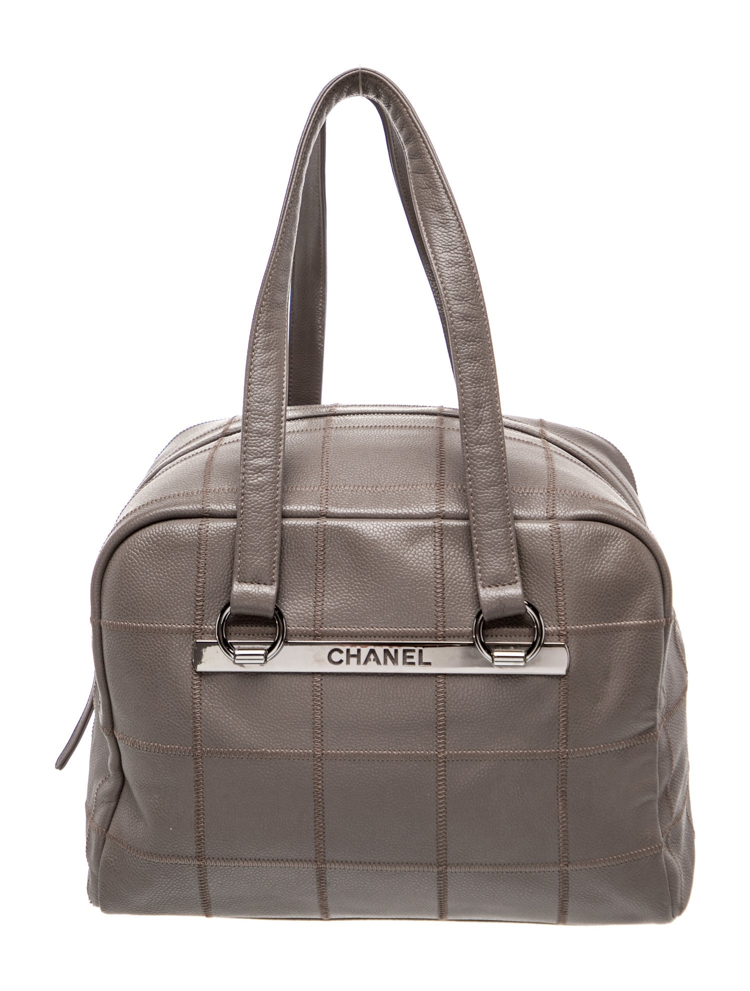 Chanel Square Quilt LAX Bowler Bag