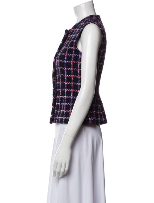Chanel 2014 Plaid Print Vest