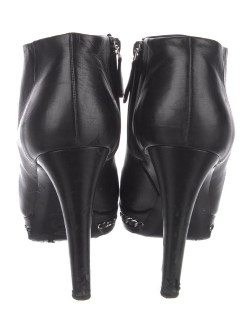 Chanel 2014 Interlocking CC Logo Boots