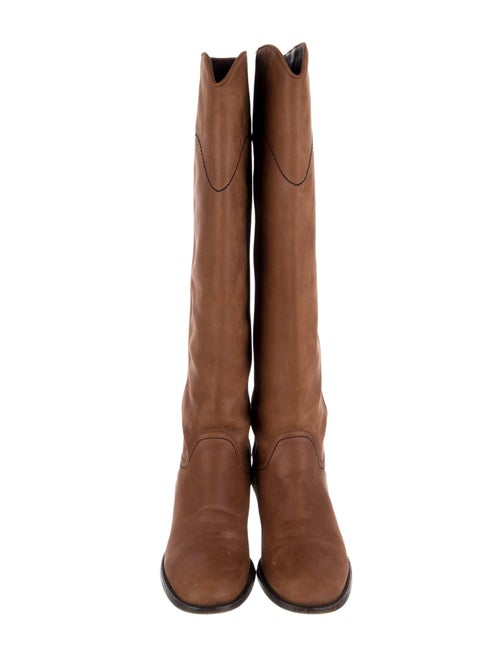 Chanel Nubuck Riding Boots