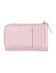 Chanel 2025 Classic Zipped Card Holder Wallet