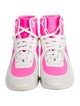 Chanel Interlocking CC Logo Calfskin Wedge Sneakers