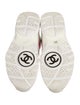 Chanel Interlocking CC Logo Calfskin Wedge Sneakers