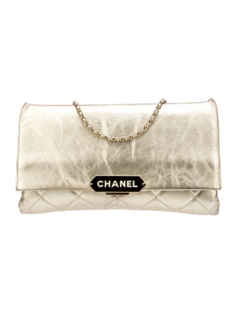 Chanel Retro Label Clutch