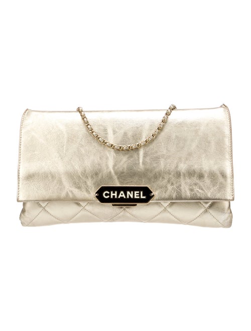 Chanel Retro Label Clutch