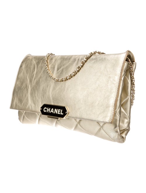 Chanel Retro Label Clutch