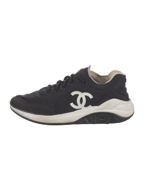 Chanel Interlocking CC Logo Neoprene Sneakers
