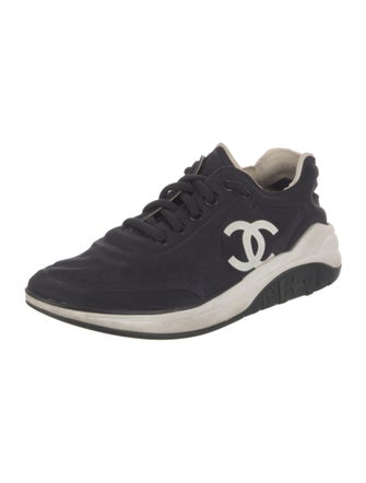 Chanel Interlocking CC Logo Neoprene Sneakers