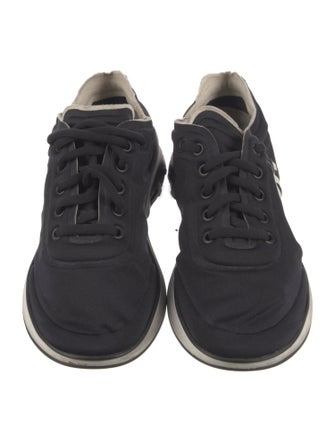 Chanel Interlocking CC Logo Neoprene Sneakers