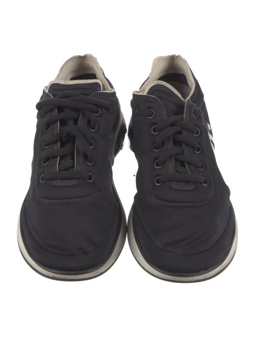 Chanel Interlocking CC Logo Neoprene Sneakers