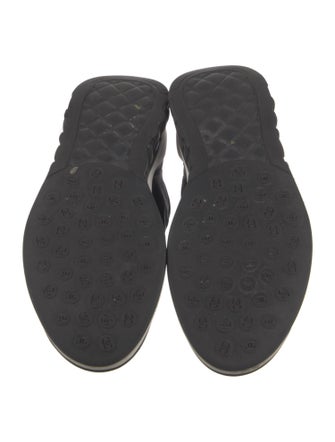 Chanel Interlocking CC Logo Neoprene Sneakers