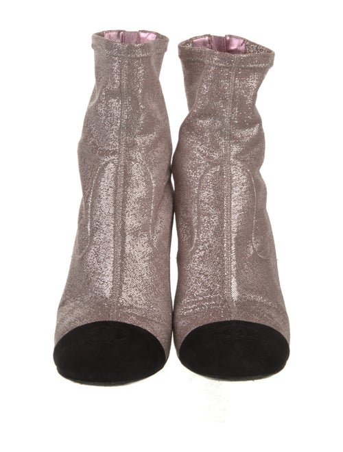 Chanel 2020 Interlocking CC Logo Sock Boots