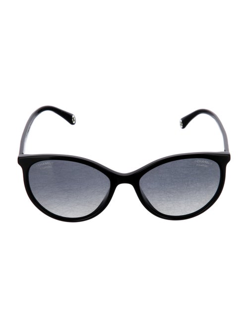 Chanel Interlocking CC Logo Oversize Sunglasses