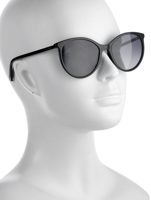 Chanel Interlocking CC Logo Oversize Sunglasses