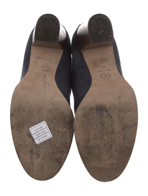 Chanel Interlocking CC Logo Suede Sock Boots