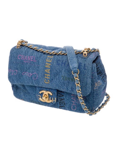 Chanel Rectangular Mini Denim Mood Flap Bag
